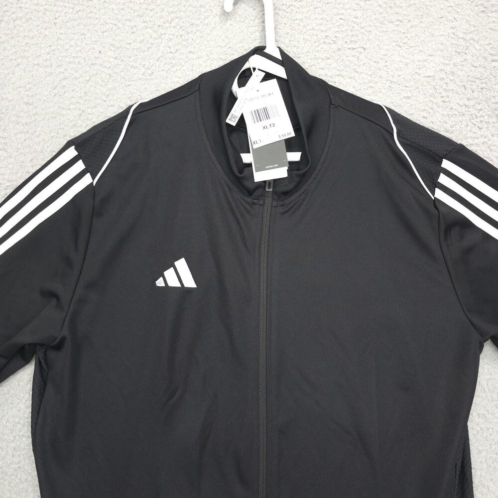 Adidas Tiro 23 League Training Jacket Mens 2xlt Black White Tall Nwt Warmup Coat View 4
